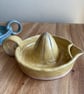 Handmade ceramic juicer in Citron yellow