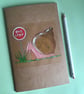 Snail at the bus stop, notebook sketchbook hand painted  - Image 5