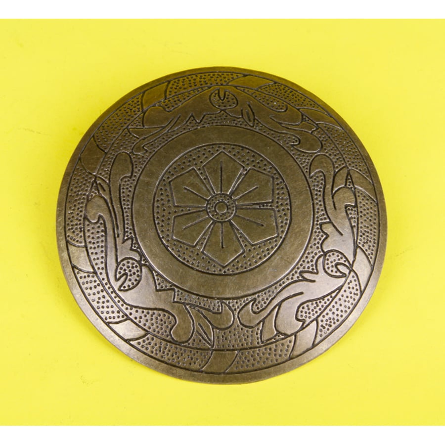 7-CIRCULAR BELT BUCKLE