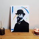 Erik Satie – Original Composer Inspired Pop Art Painting