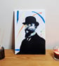 Erik Satie – Original Composer Inspired Pop Art Painting
