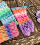 Hand knitted, lined headband featuring Celtic knot pattern SUMMER SEA - Image 10
