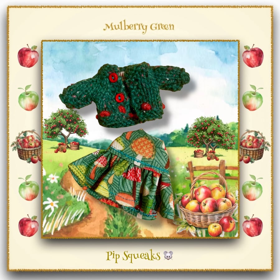Pip Squeaks Toadstool Dress and Matching Cardigan 