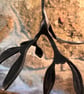 Hand Forged Iron Mistletoe