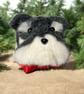 Needle felted dog bauble - Schnauzer - Image 3