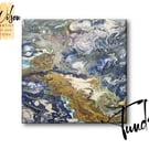 Handmade Acrylic Fluid Art - Original Abstract Painting