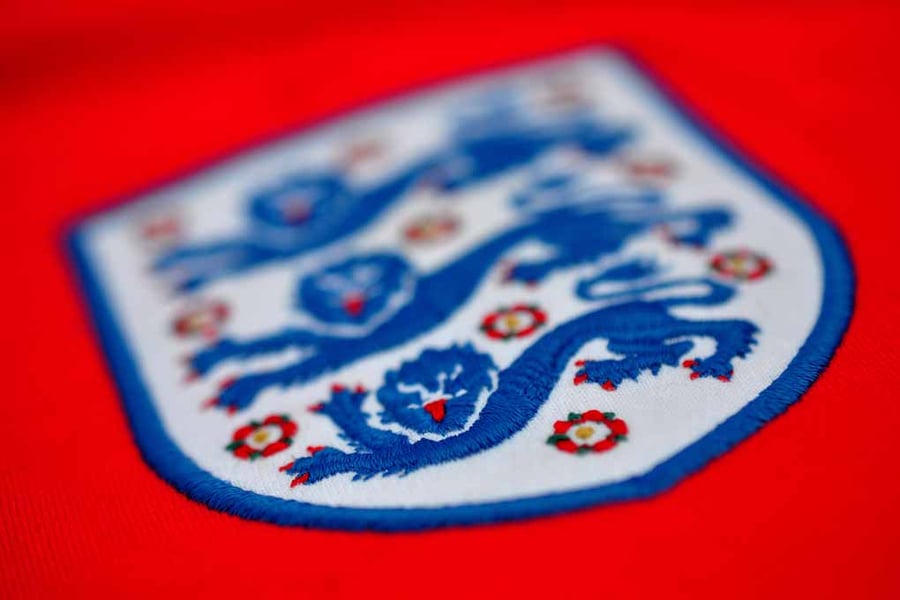 England Three Lions Shirt Badge Photograph Print