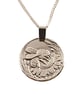Bee Engraved Sterling Silver Coin Necklace - Image 10