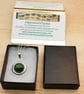 Small round Nephrite Jade pendant.12th anniversary gemstone.  - Image 6