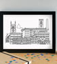 Macclesfield Skyline Art Print - Image 2