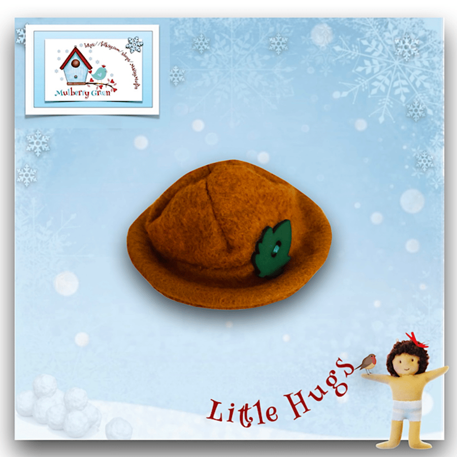 Little Hugs’ Tan Tailored Hat