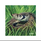 Spirit of Snake - Greeting Card with Nature Spirit Totem Message