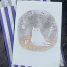 Ghost Cat Postcard, A6