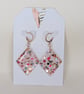 Diamond Shaped Resin Earrings