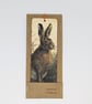 Hare - wooden bookmark,  British wildlife gift  - Image 5