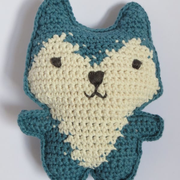 Fox, Crochet Toy, Baby Gift, 100% Cotton