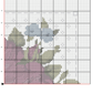 207A - Victorian Flowers The Pink Rose cross stitch pattern (PDF counted chart) - Image 8