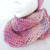Infinity Scarf Chunky Knit Assorted Pink 50 percent discount code YEARENDSALE