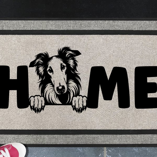 Borzoi Home Door Mat - All Weather Doormat - 45x70cm 