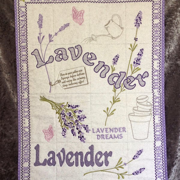 Home - Lavender Wall Quilt by Carolee Crafts PB7 - 0016
