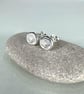 Sterling Silver Scallop Shell Stud Earrings - Image 3
