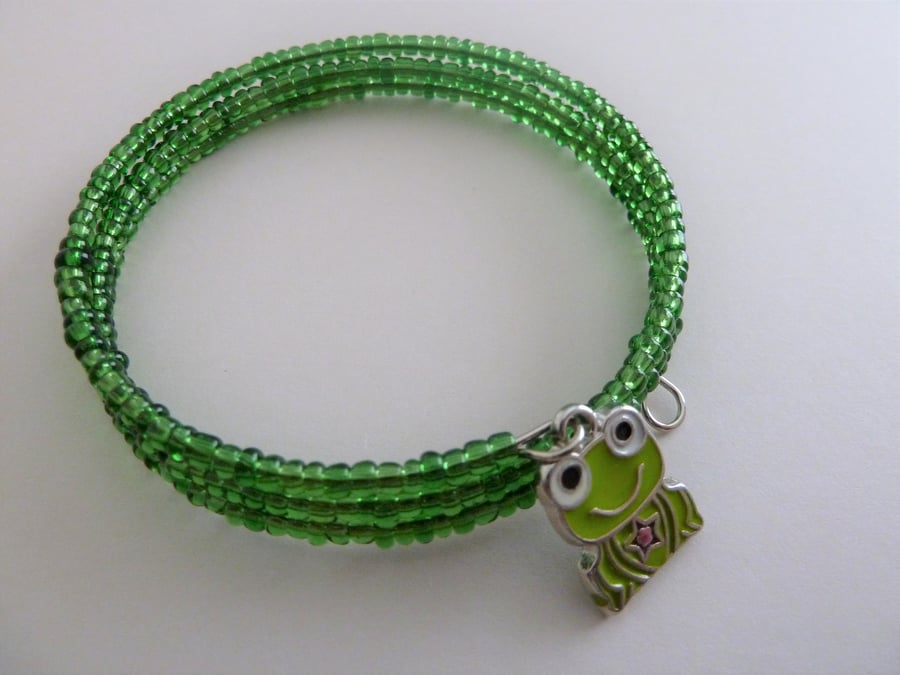 frog wrap bracelet