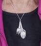 Upcycled sugar tongs pendant - Image 2