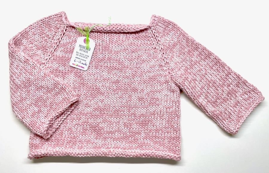 Image of Chunky Baby Jumper in Organic Cotton  6 - 12 months