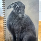 A5 Posing Hare Notebook