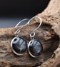 Dandelion Seed Resin Earrings, 304 Stainless Steel, Made in Scotland - Image 5