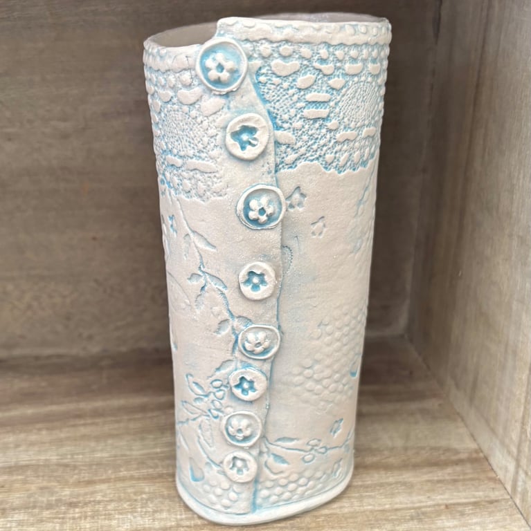 Blue and white vase