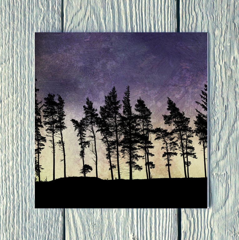 Northumbria Tree Ridge No.1, Greetings Card