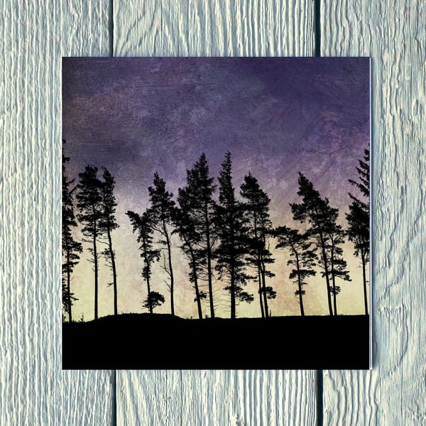 Northumbria Tree Ridge No.1, Greetings Card