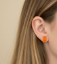 Tangerine Gummy Bear Earrings  - Image 2