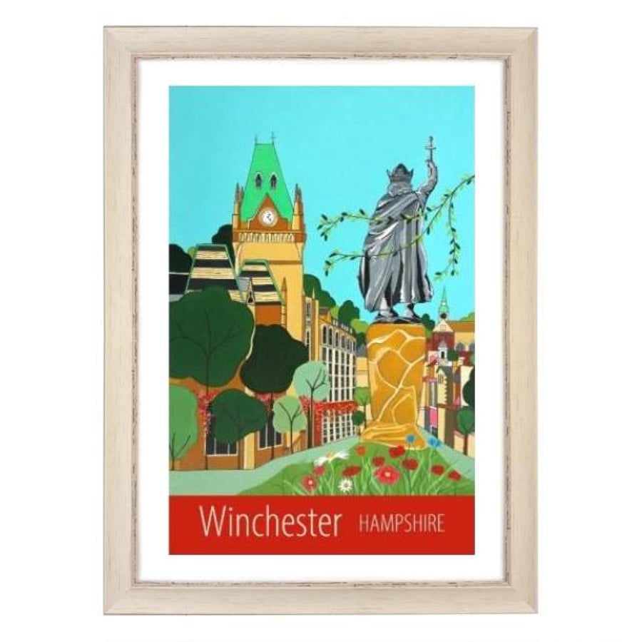 Winchester Hampshire white frame