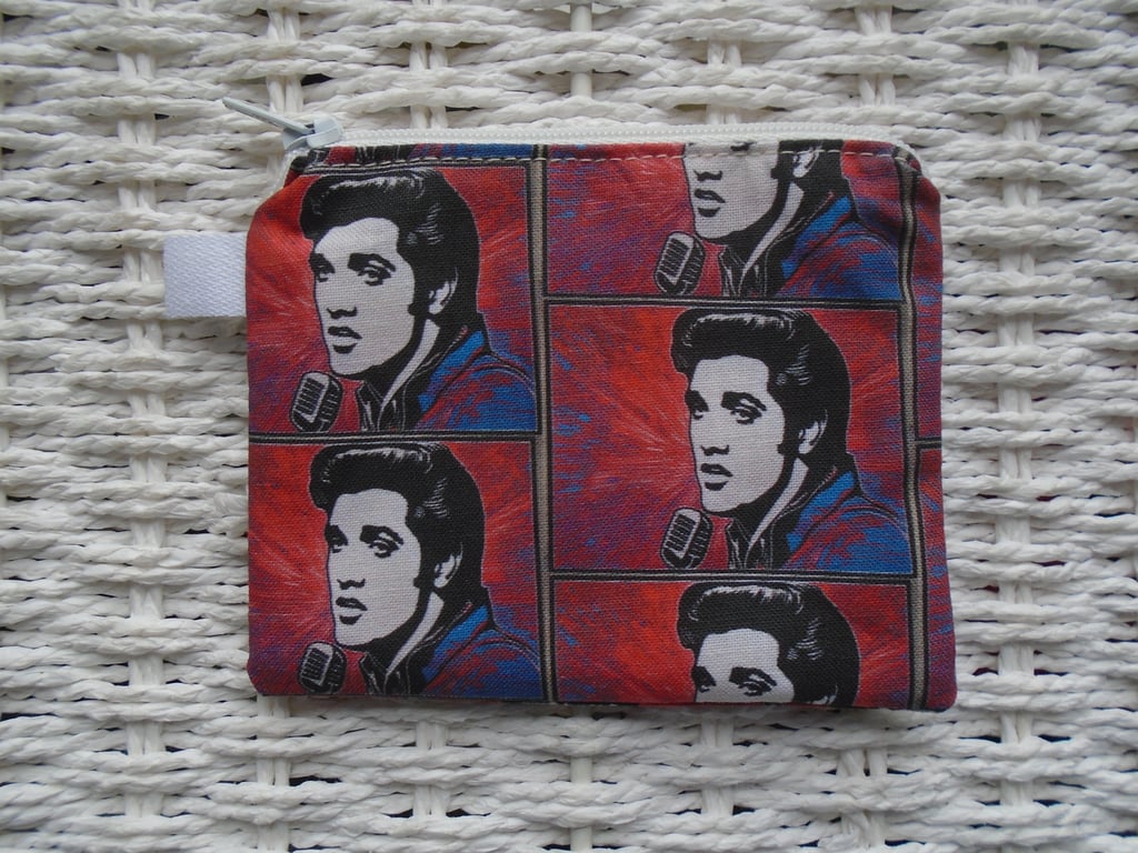 Elvis Purse or Card Holder 