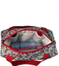 Large wash bag in Liberty cotton, floral toiletries bag with handles and pocket. - Image 4