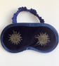 Midnight Blue  Sun and Moon velvet lavender infused eye mask - Image 2