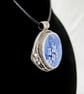 CERAMIC BROKEN CUT CHINA PENDANT NECKLACE - Image 2