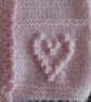 16" Hearts One Button Cardigan - Image 2