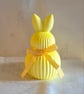Little Yellow Spring Bunny Ornament  - Casting Plaster  - Image 6