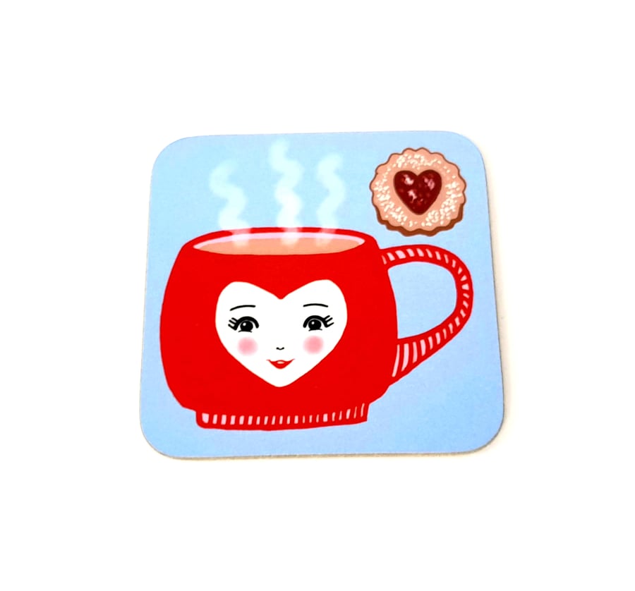 Cute Illustrated Art Coaster