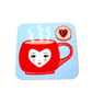 Cute Illustrated Art Coaster - Image 1
