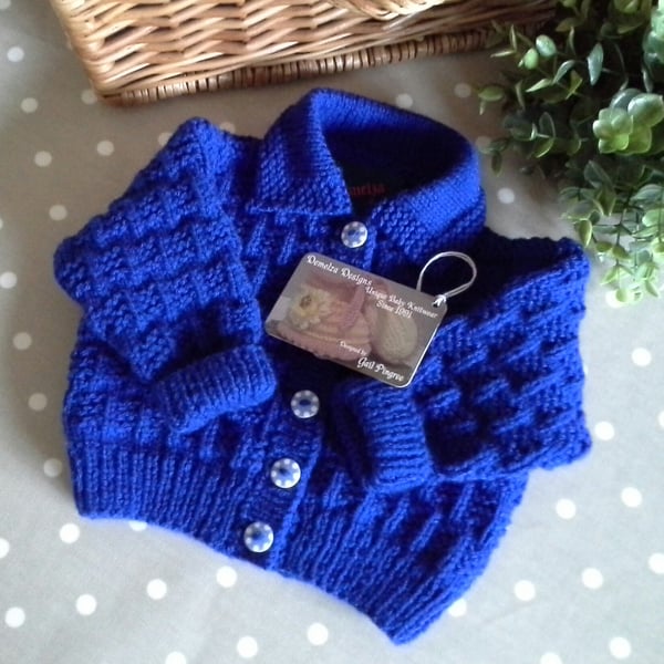 Baby Boy's Royal Blue Cardigan 3-9 months size