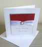 40th ruby wedding anniversary congratulations card, personalised, handmade - Image 4