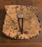 Gold colour Soft Lambskin Leather Medieval Style Pouch - Celtic Closure - Image 1