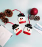 Fused Glass Snowman Head - Image 6