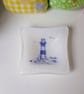 Fused Glass Lighthouse Dish - Image 1