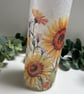 Decoupage Bottle Light Sunflowers, Home Decor - Image 4