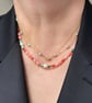 Goddess of The Sea Gemstone Beaded Necklace - Image 2